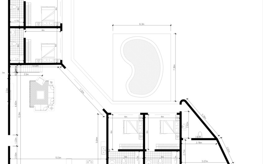 NA PREDAJ | BALI – Casa Playa 1 – Luxusná 5-izbová vila s tropickým bazénom